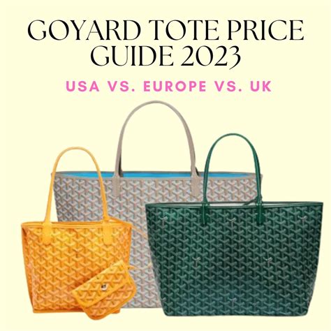 goyard wallet price 2023|goyard tote bag price 2023.